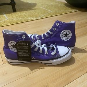 Purple high tops